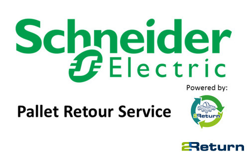 Pallet Retour Service voor Schneider Electric klanten 